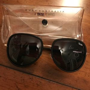 Quay Needing Fame Black Sunglasses